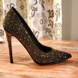 JustFab Studded Pumps
